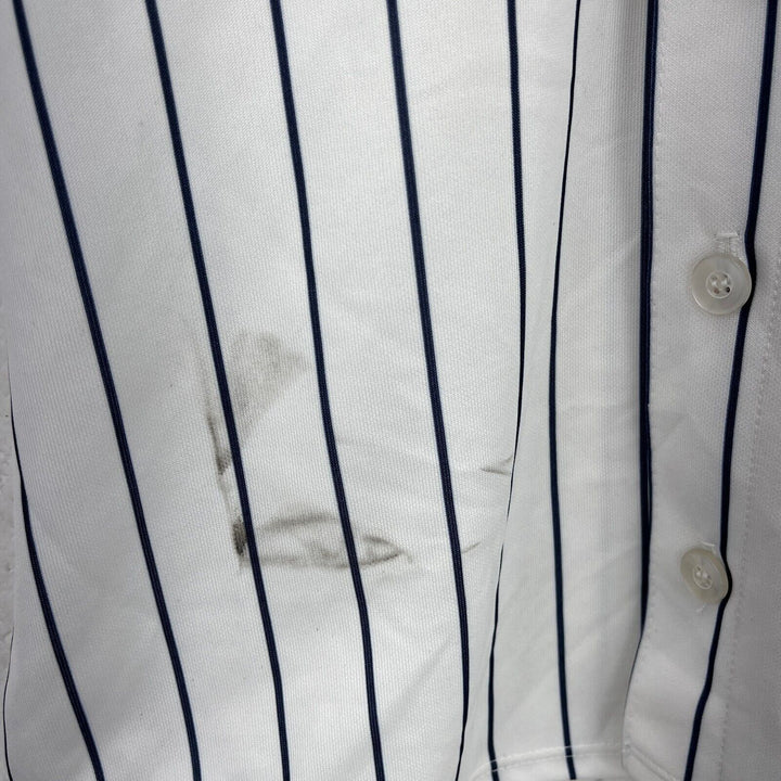 Vintage Minnesota Twins MLB Blackburn #53 White Striped Jersey Size M
