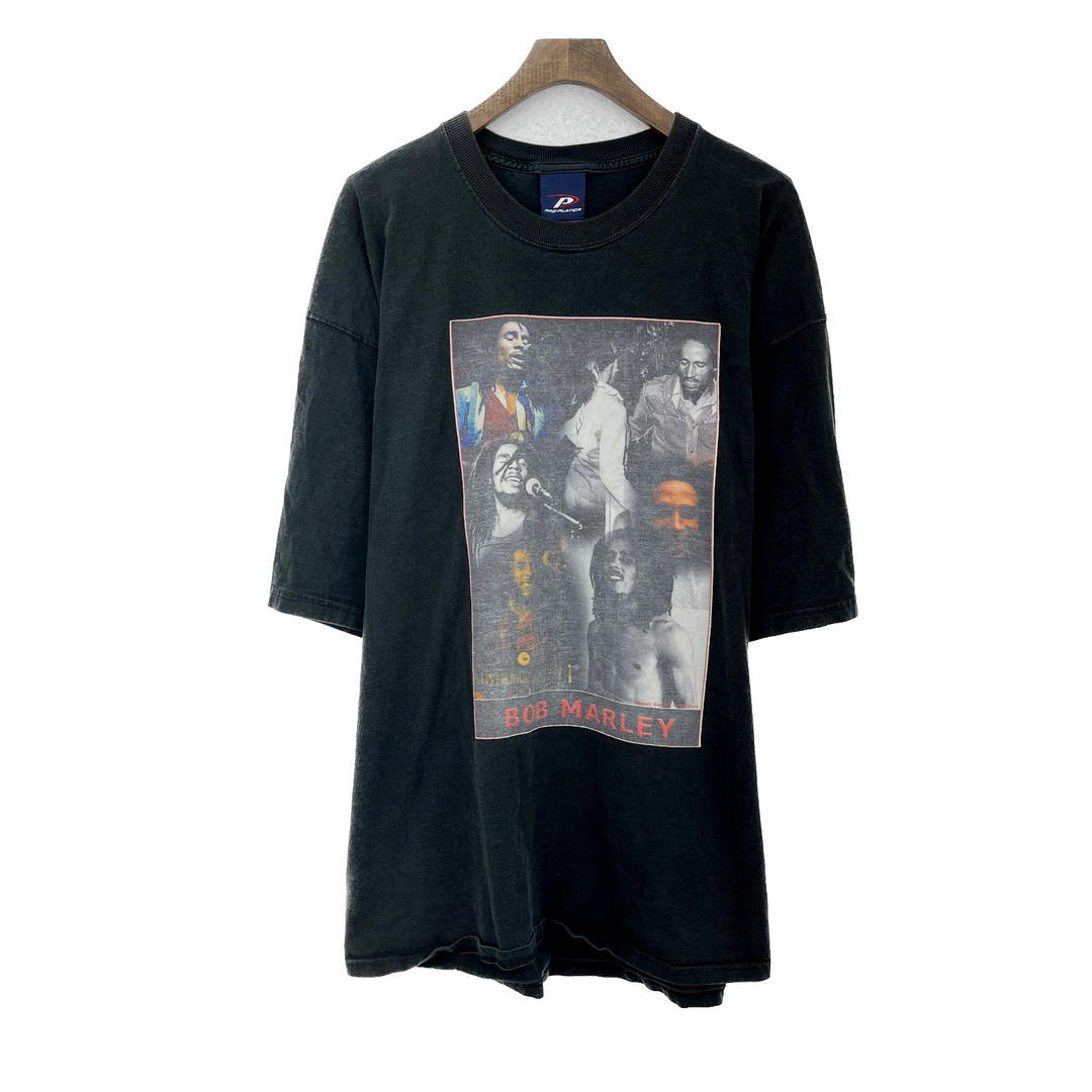 Vintage Pro Player Bob Marley Black T-shirt Size 2XL