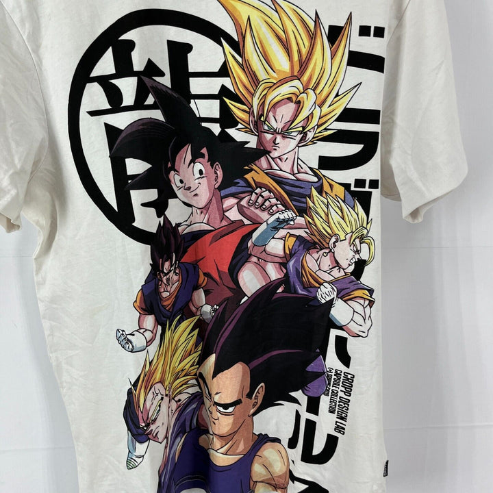 Dragon BAll Z Capsule Collection Goku Graphic Print Shirt White Size M