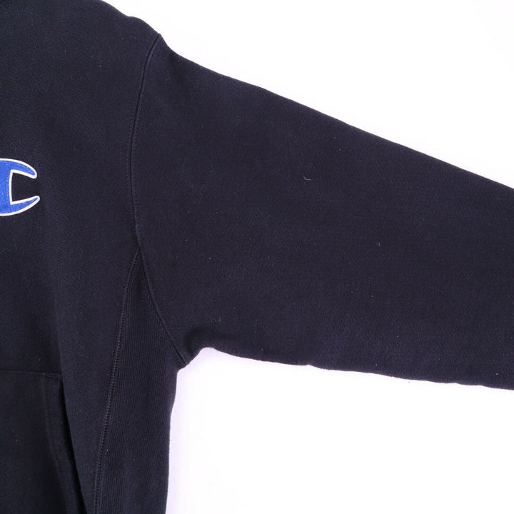 Champion Reverse Weave Vintage Black Hoodie Size Small 90s