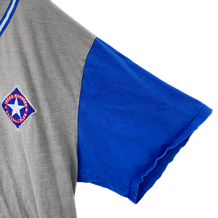Vintage Logo Athletic Texas Rangers Baseball Gray Jersey Size XL