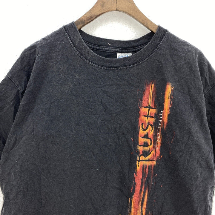 Vintage Rush Vapor Trails Print Tour T-Shirt Size L Black Rock Band
