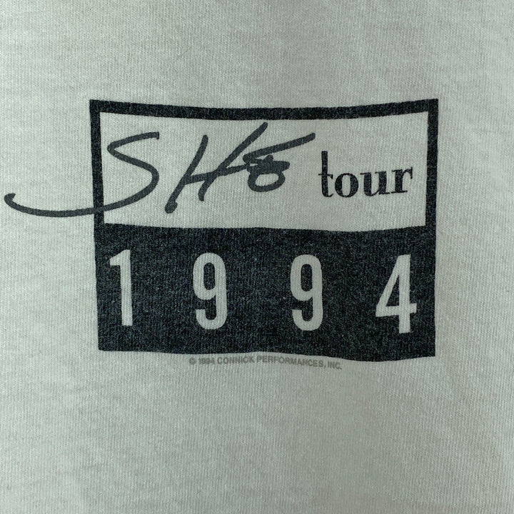 Vintage Harry Connick JR1994 Tour T-shirt Size M White Single Stitch