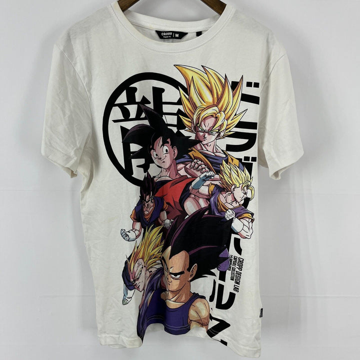 Dragon BAll Z Capsule Collection Goku Graphic Print Shirt White Size M