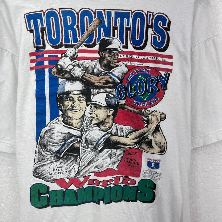 Vintage Toronto's Roberto Alomar MLB White T-shirt Size M