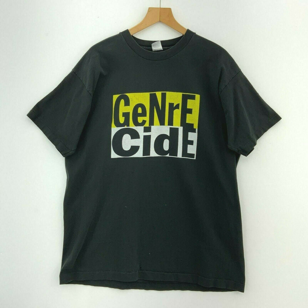 Vintage 1992 Alice in Chains Genrecide Album Tour Black Tour Shirt Size XL