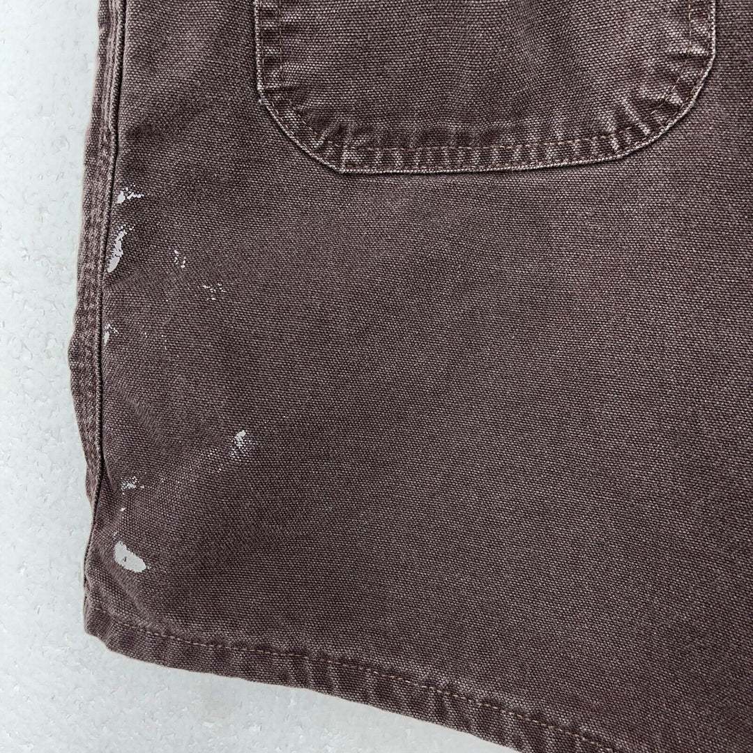 Vintage Carhartt Brown Workwear Canvas Short Size 38