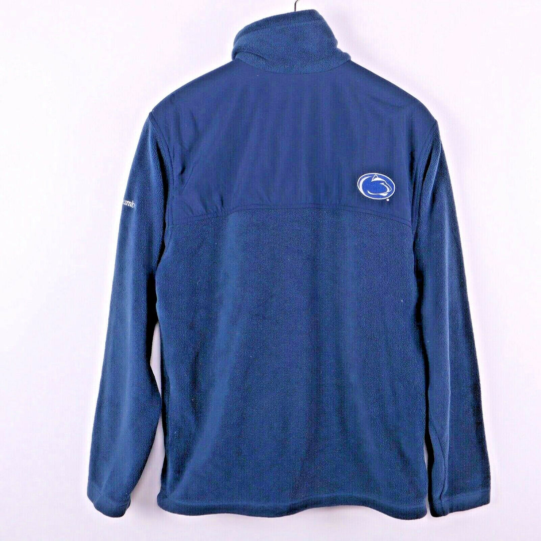 Penn State Nittany Lions Football NCAA Blue Columbia Fleece Men's Jacket Size M