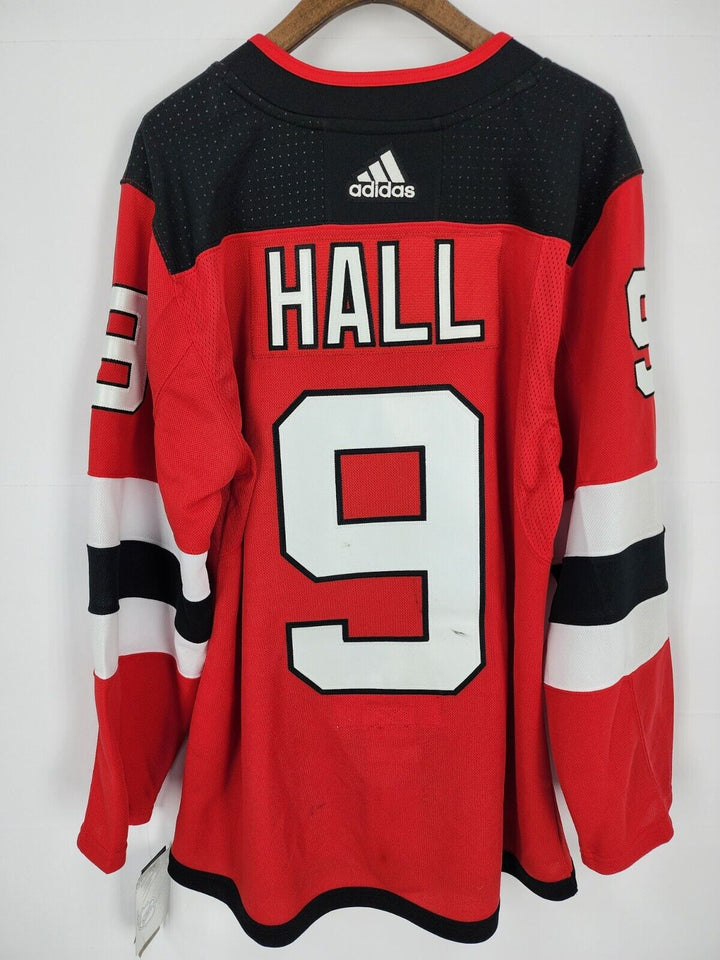 New Jersey Devils Adidas Red NJ Home Jersey Hall Men’s 46 Small NWT