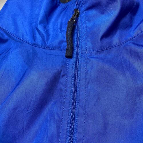 Polo Ralph Lauren Chest Logo Blue Full Zip Light Jacket Size L Detachable Sleeve