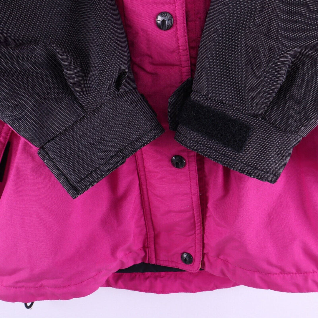The North Face Women's Pink Windbreaker Jacket Size 10 Full Zip Hooded