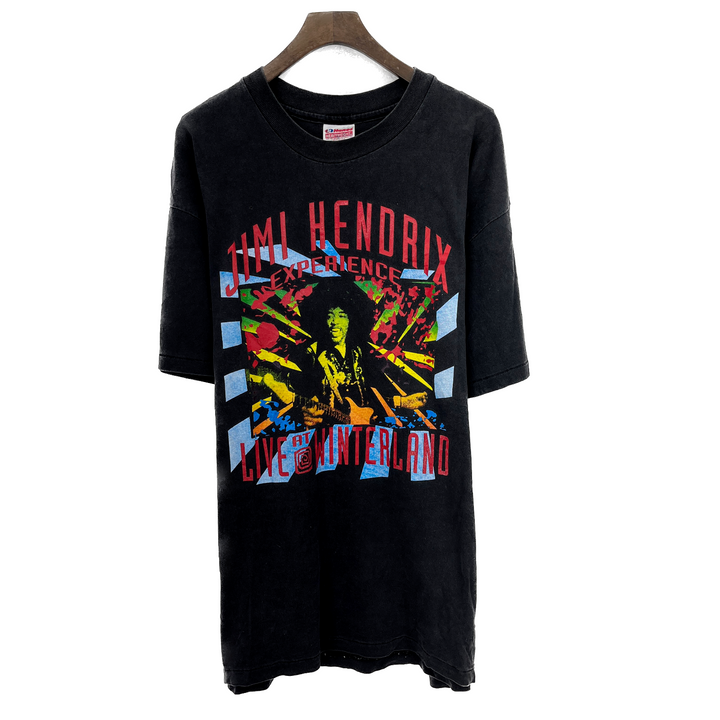 Jimi Hendrix Experience Live At Winterland Black T-shirt Size XL Single Stitch