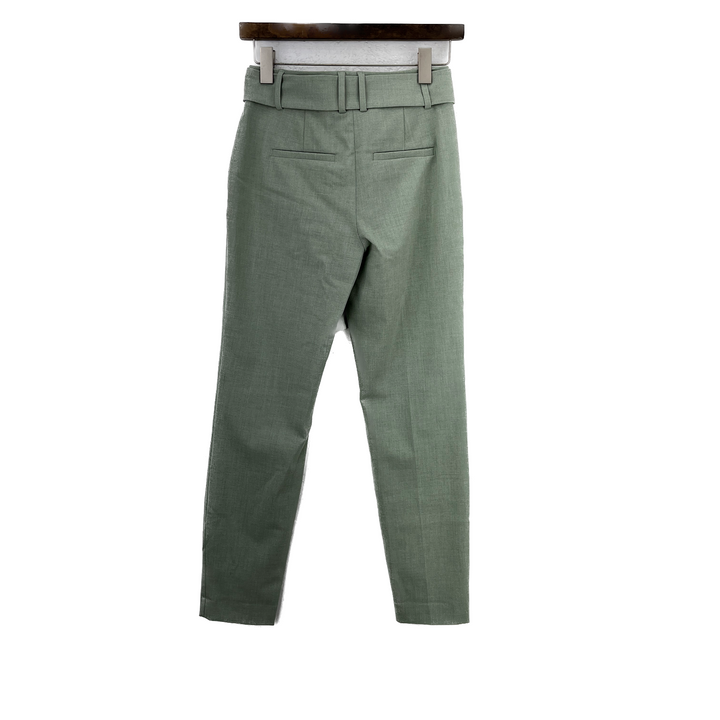 RW&CO Sage Green Mid Rise Tie Taper Pant Size 00