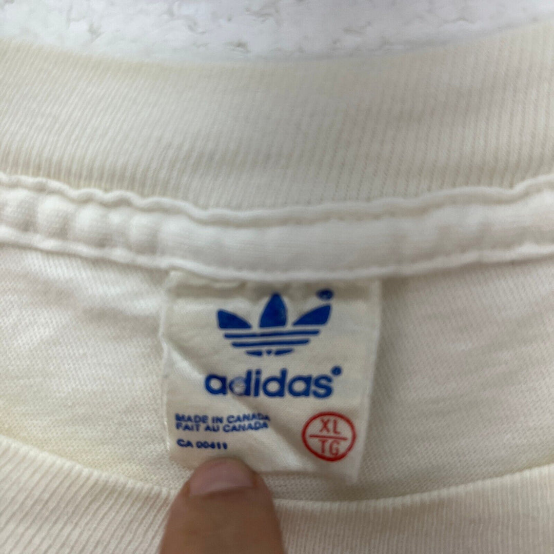 Vintage Adidas Barcelona 92 Olympics White T-shirt Size XL
