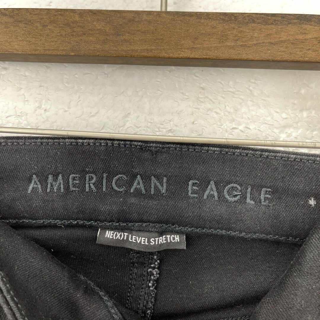 American Eagle Black Curvy Hi-Rise Legging Size 2