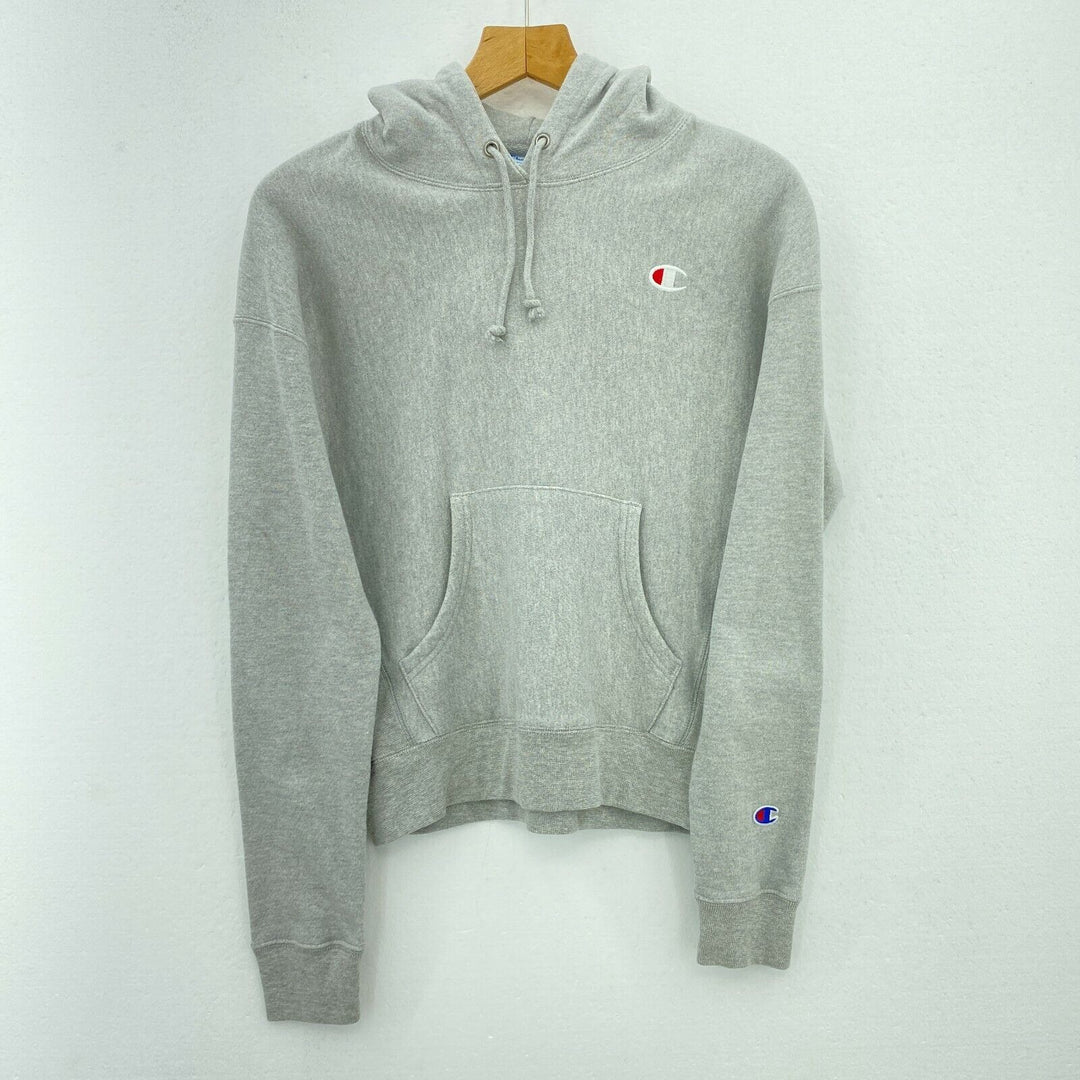 Champion Reverse Weave Vintage Gray Hoodie Size S