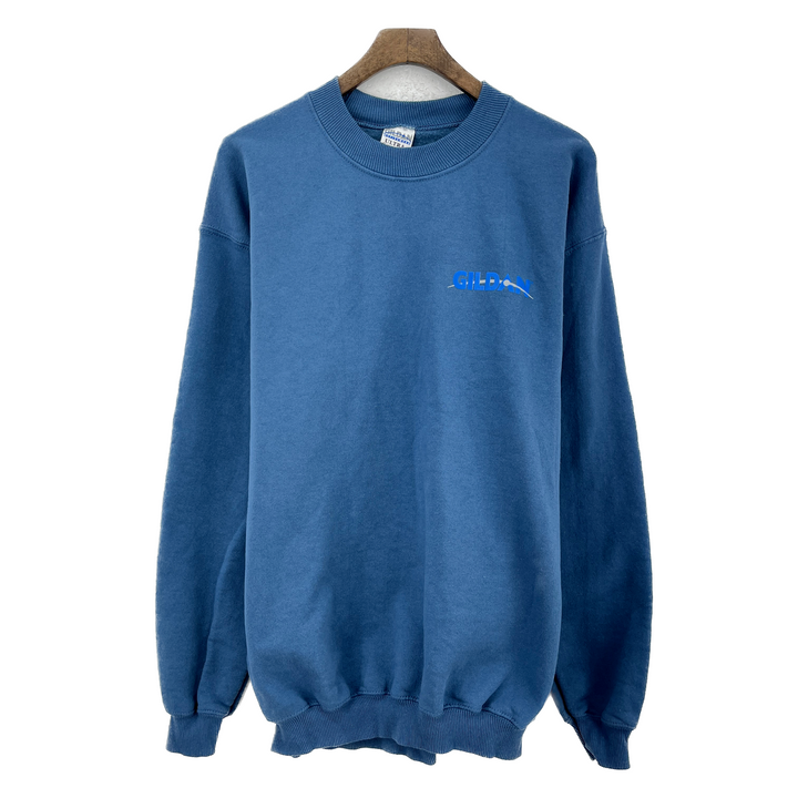 Vintage Gildan Activewear Pullover Crewneck Sweatshirt Blue Size M