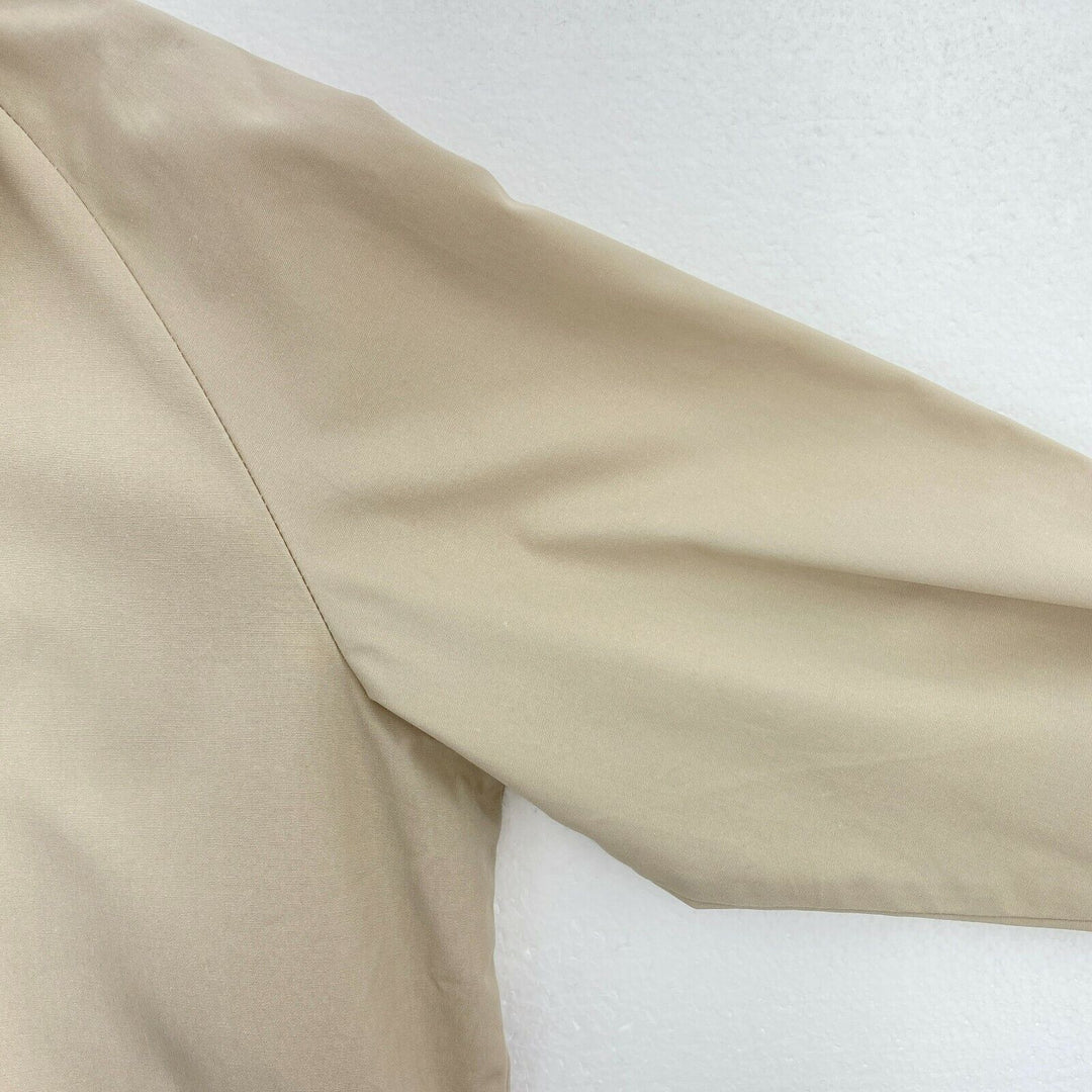 1970's Vintage Tan Full Zip Work Jacket Size M