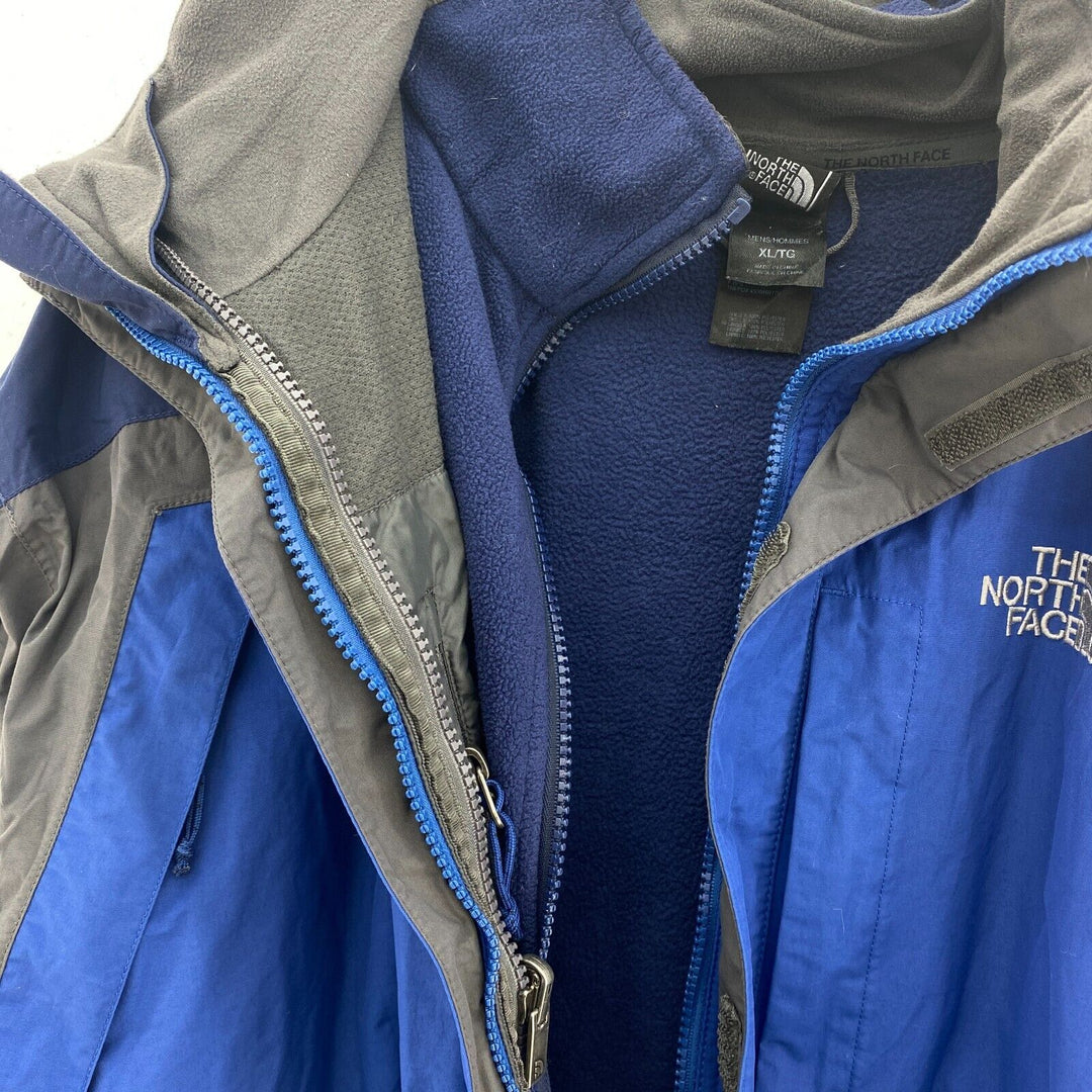 Vintage The North Face 3-In-1 Full Zip Fleece Blue Insulated Jacket Size XL