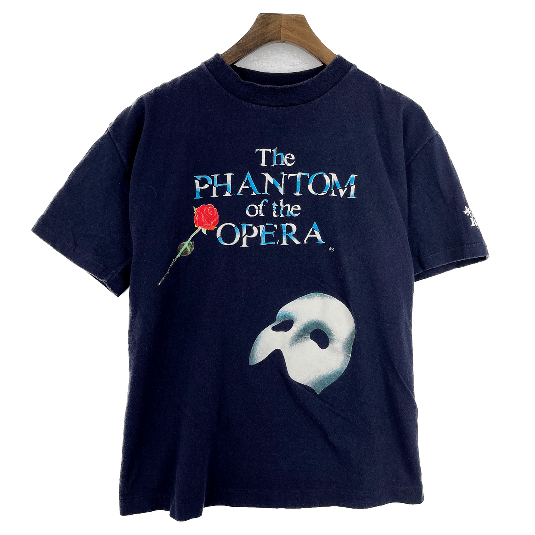 Vintage Roots The Phantom Of The Opera Musical Movie Navy Blue T-shirt Size M