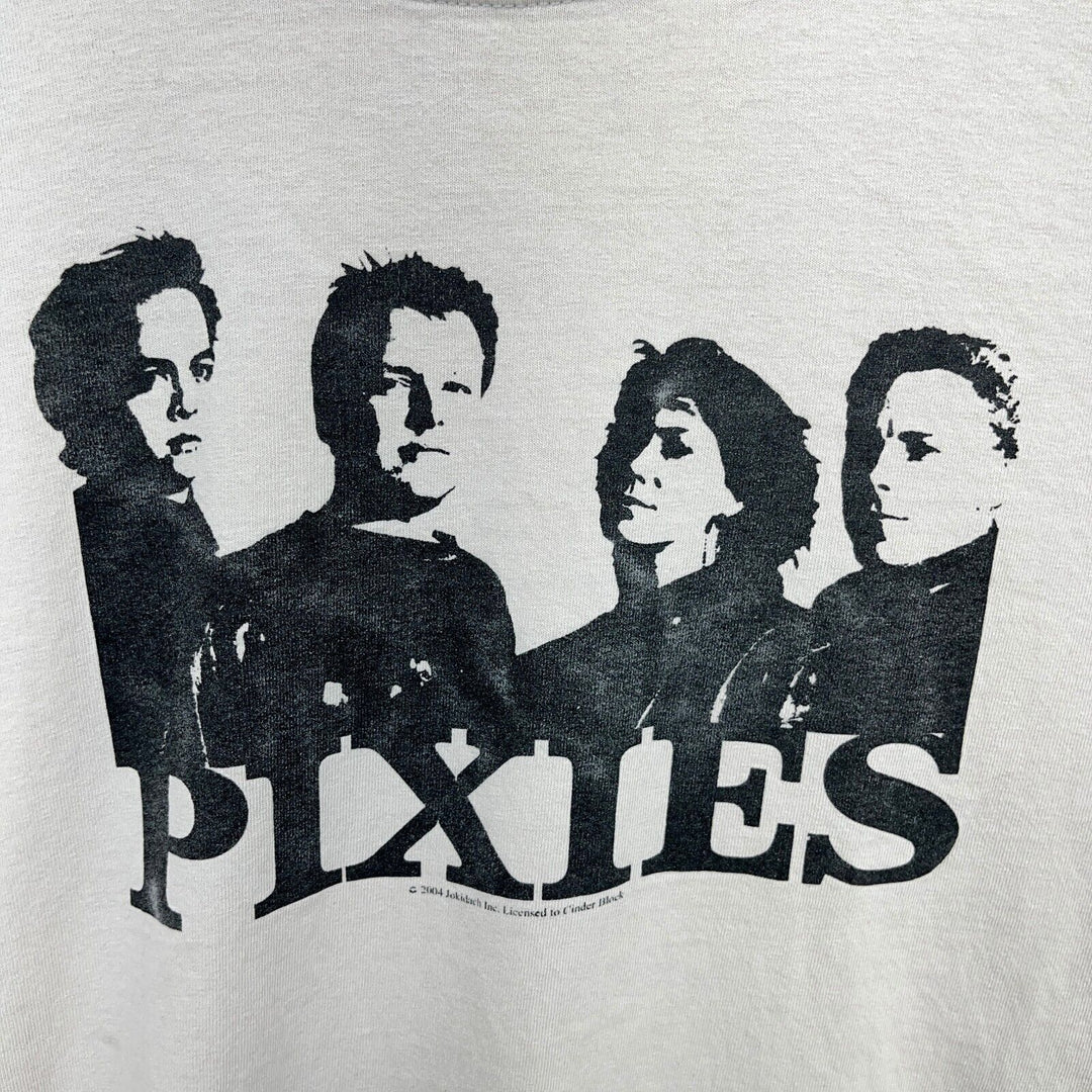 Vintage Pixies 2004 Rare Punk Y2K Tour Band Beige T-shirt Size XL