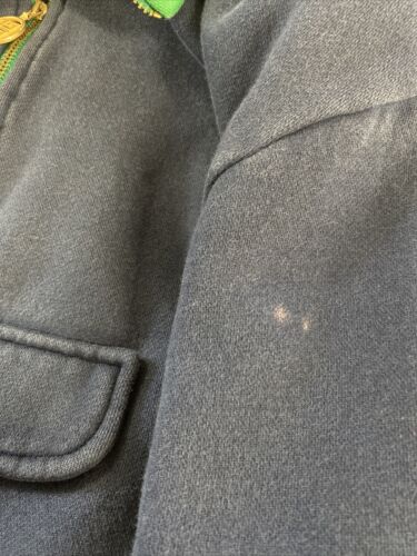 Vintage Givenchy En Plus Collared Quarter Zip Pullover Polo Sweatshirt Blue Size