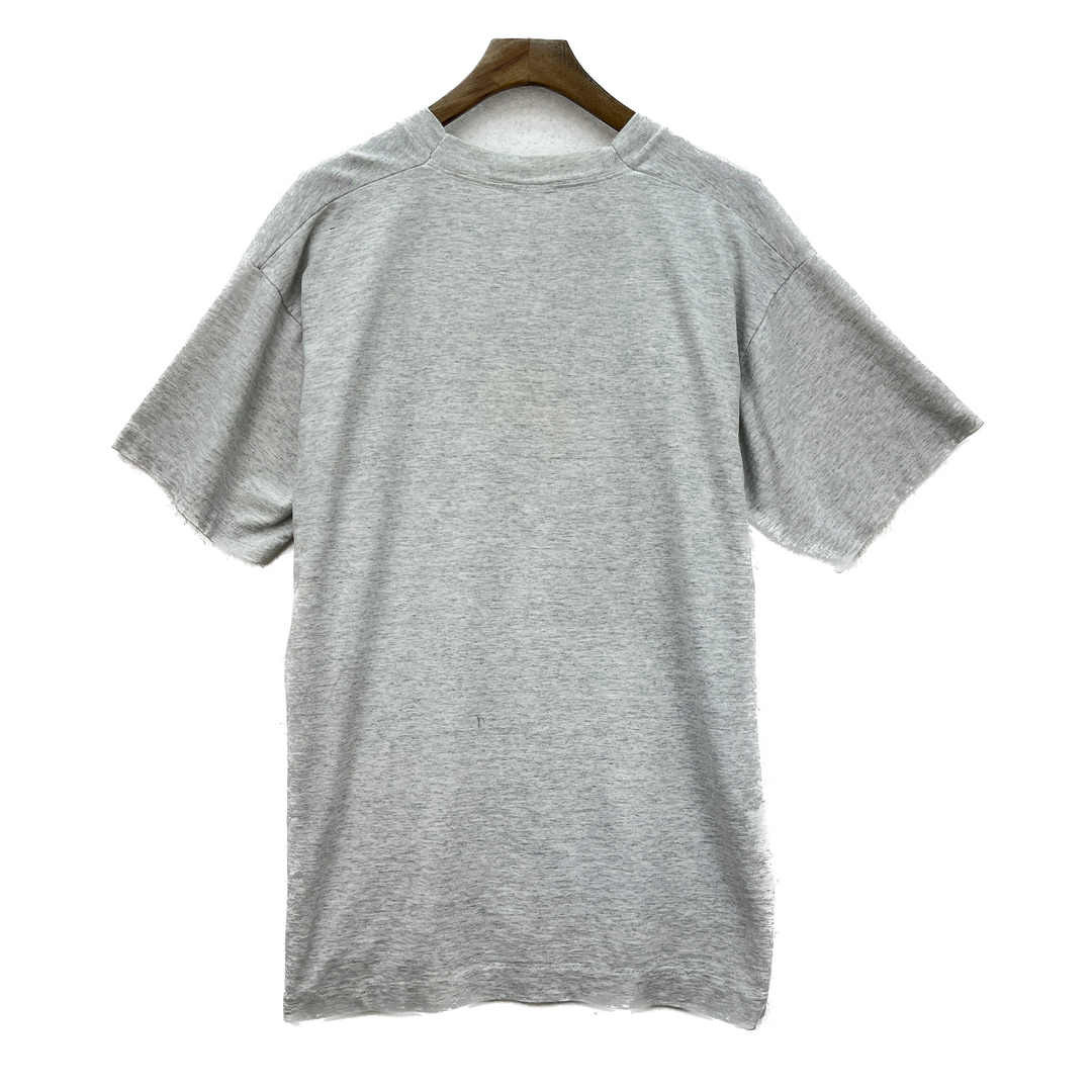 Vintage Etoiles Du Quebec Europe 93 Gray T-shirt Size M Single Stitch