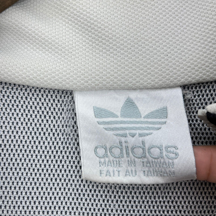 Vintage Adidas Artillery Logo Full Zip White Track Jacket Size L