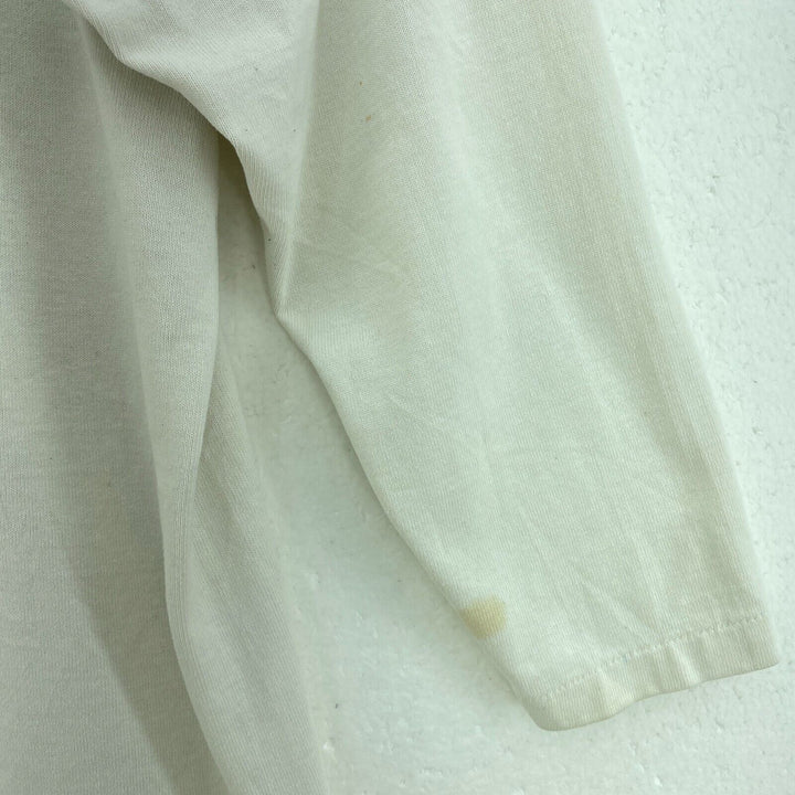 Michigan State University White Vintage T-shirt Size S 3/4 Sleeve Women's