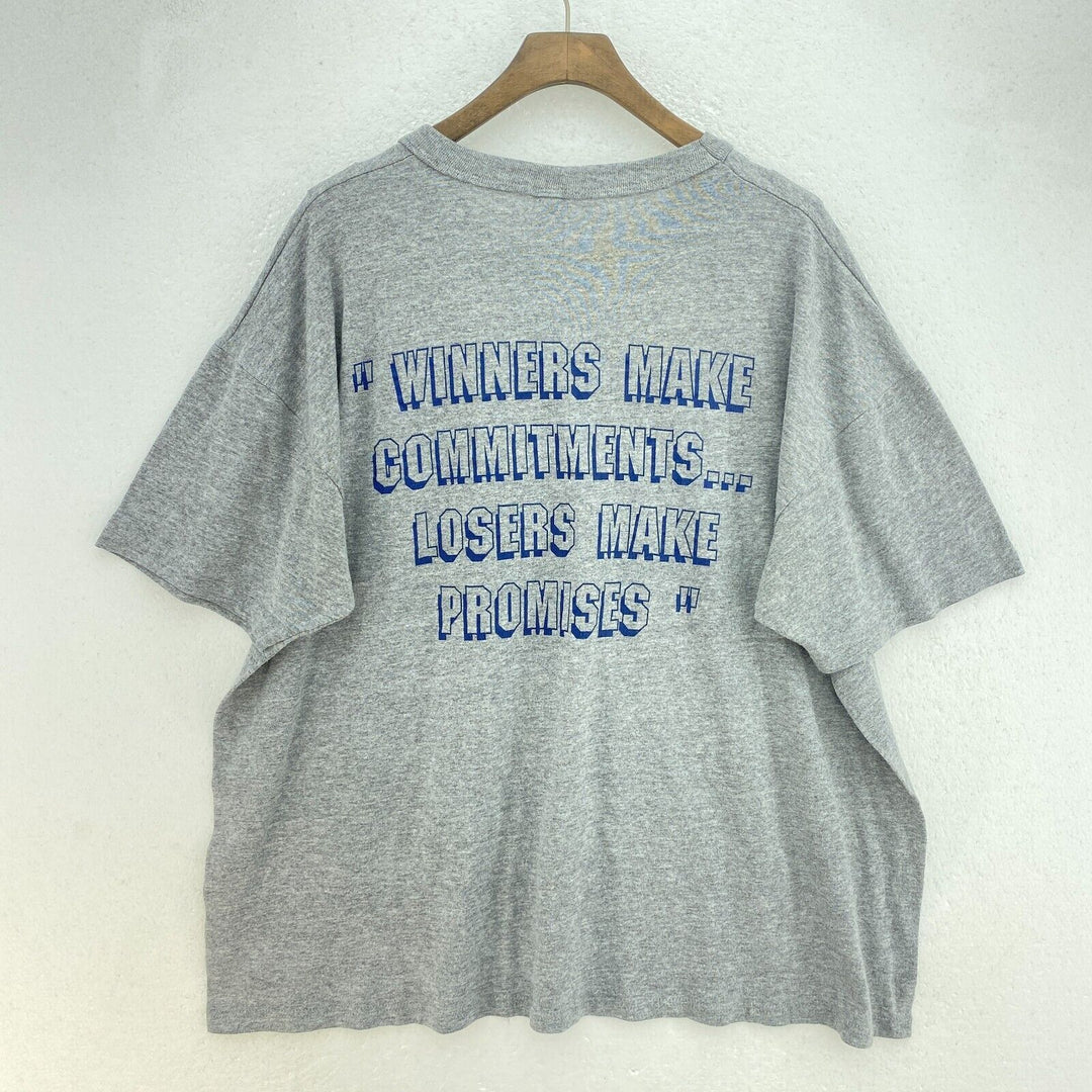 Vintage Willoughby South Football Russell Athletic Gray T-shirt Size 2XL