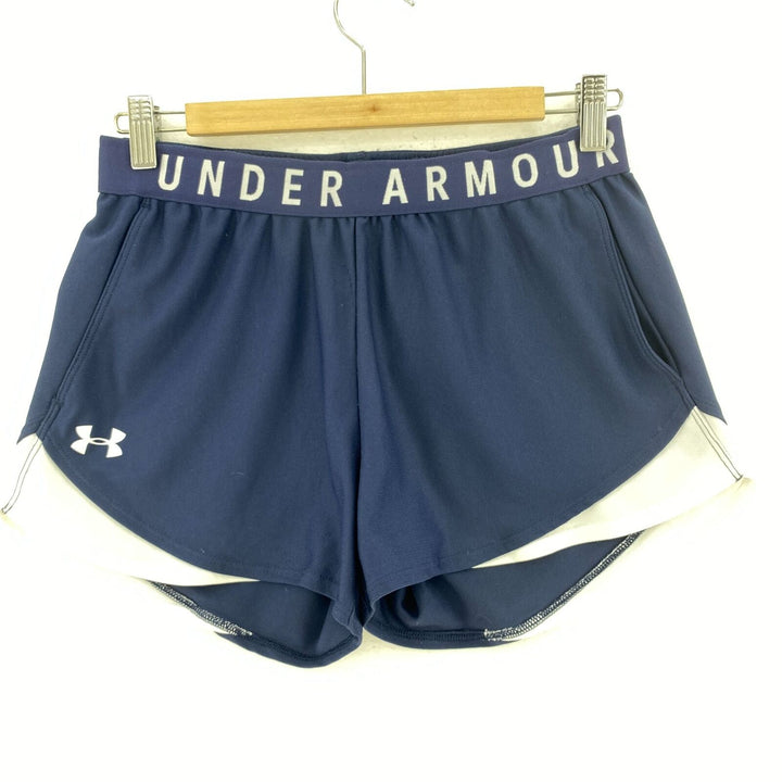 UNDER ARMOUR Navy Blue Running Breathable Shorts Size S