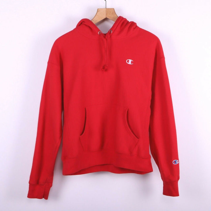 Champion Reverse Weave Vintage Red Hoodie Size M 90s