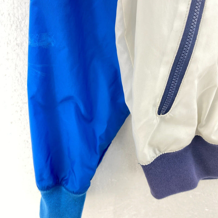 Vintage Nike Blue Colorblock Blue Full Zip Hooded Jacket Size S