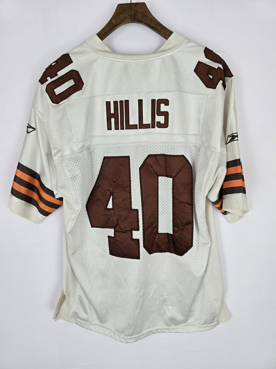 Cleveland Browns Payton Hillis #40 Onfield Reebok NFL Football Jersey Size 48