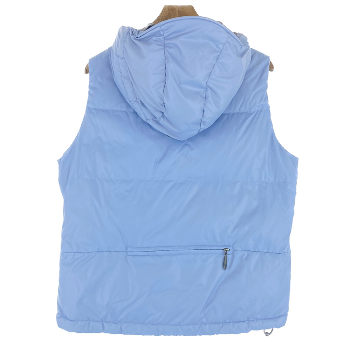 Vintage Nike ACG Full Zip Blue Puffer Vest Hooded Jacket Size M