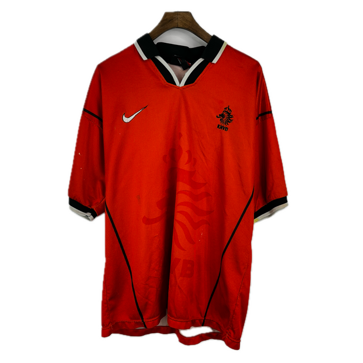 Vintage 1998 Netherlands Football Team Nike Jersey Size XL Red