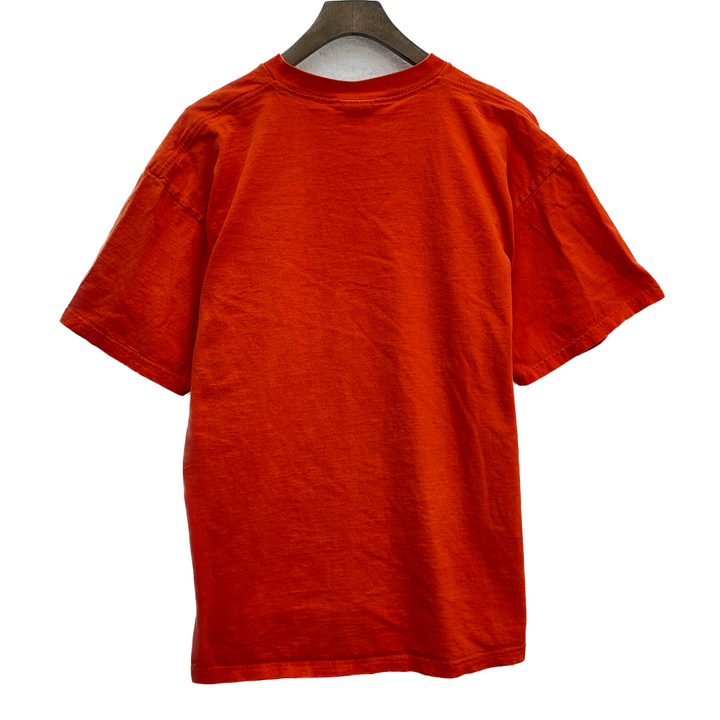 Vintage Nike Swoosh Big Mid Logo Red T-shirt Size L