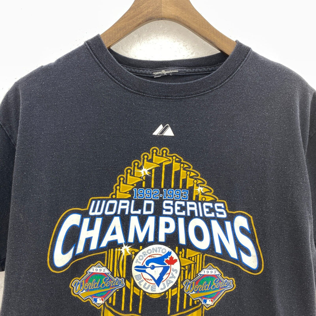 World Series Champions Toronto Blue Jays MLB Black T-shirt Size S