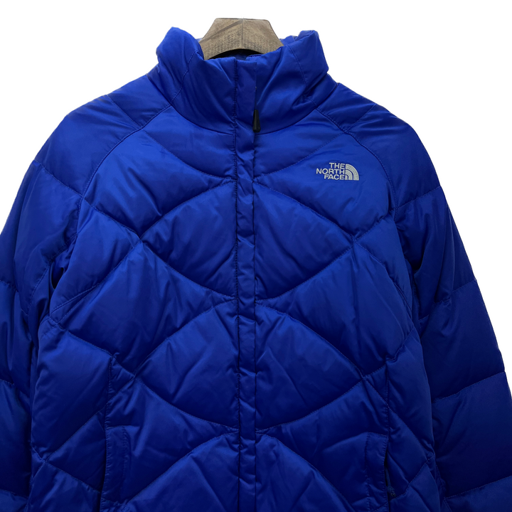 Women's The North Face Insulated Goose Down Quilted Puffer Jacket Size M Blue