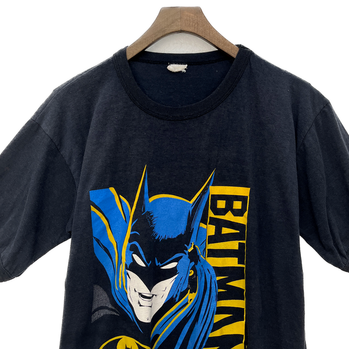 1989 Batman DC Comics Novel Teez Vintage T-shirt Size M Black DC Comics 80s