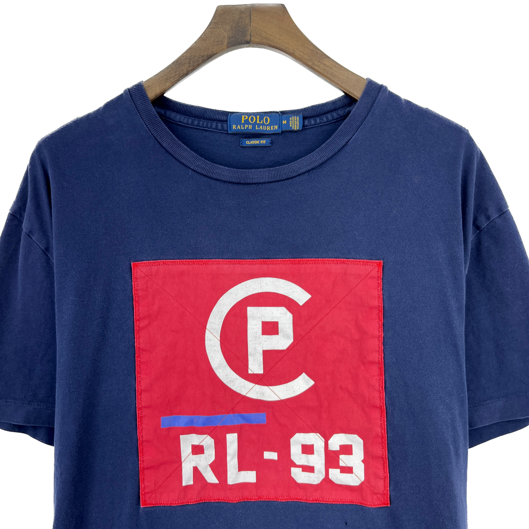 Vintage Ralph Lauren Polo CP RL-93 Mens M Blue Classic Fit T-shirt