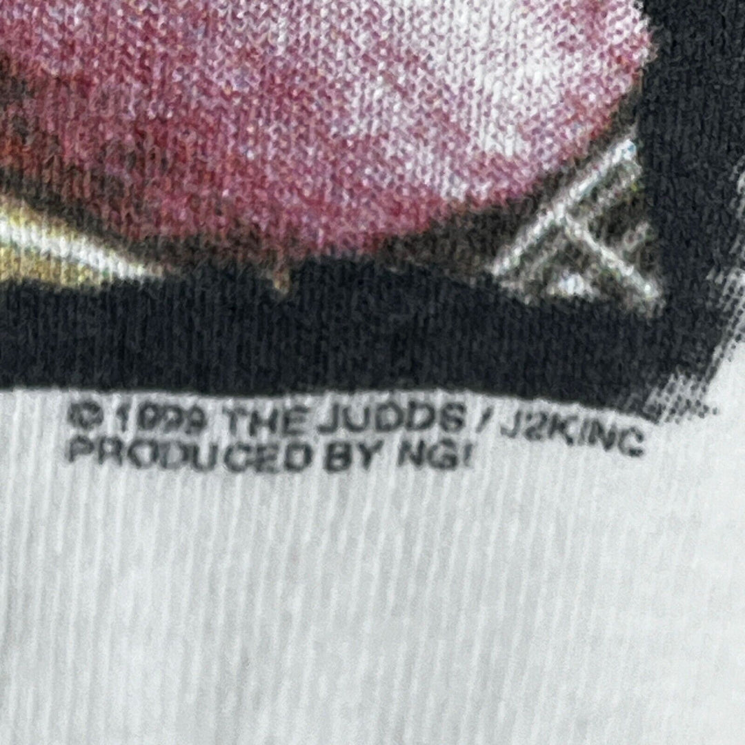 Vintage The Judds Womens Country Band 1999 Tour T-shirt White Size XXL