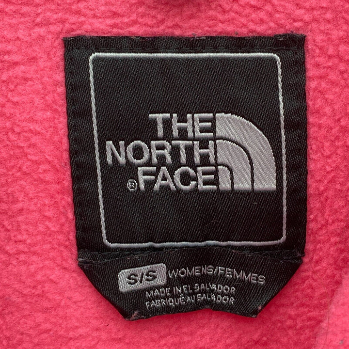 The North Face Women's Fleece Jacket Pink Full Zip Up Size S