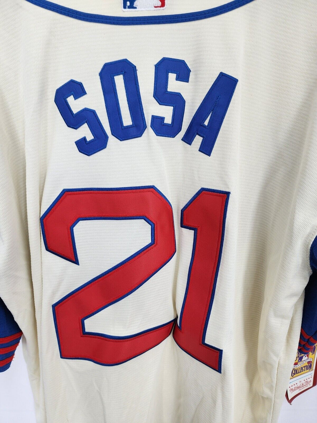 Vtg Rare MLB Chicago Cubs Sammy Sosa Majestic Baseball Jersey. Size L NWT