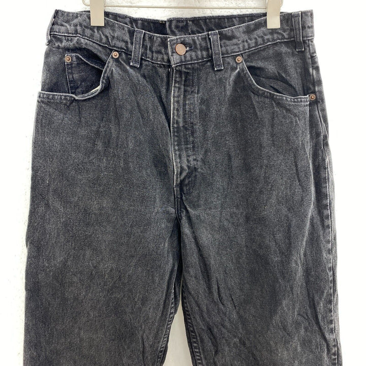 Levi Strauss 634 Black Orange Tab Vintage Jeans Size 36 x 30