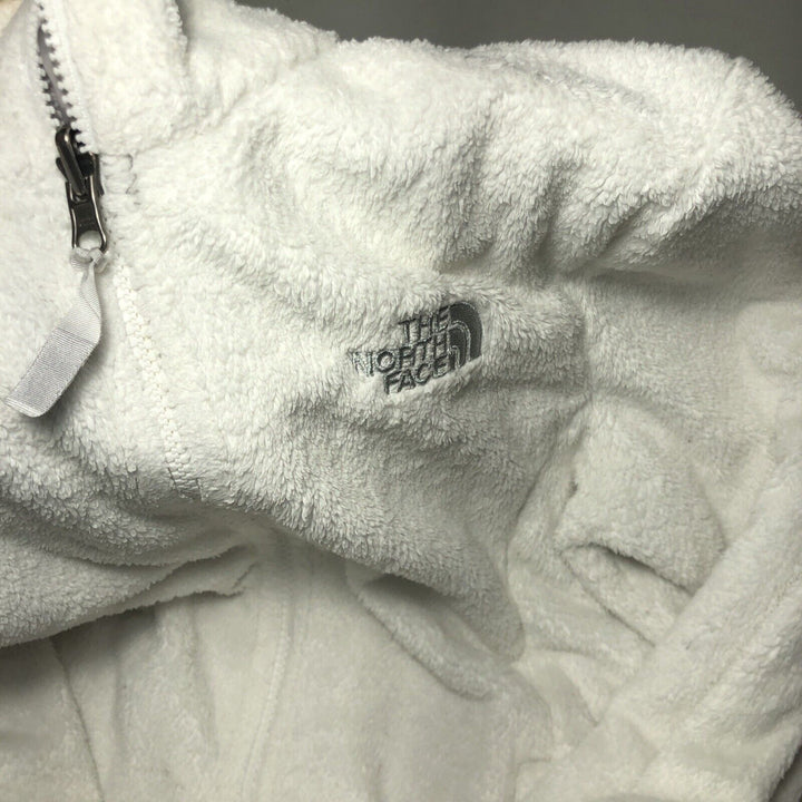 The North Face Women's Fleece Jacket White Size S Full Zip