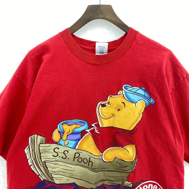 Disney Winnie The Pooh A Honey Of Cruise Red T-shirt Size XL Tee