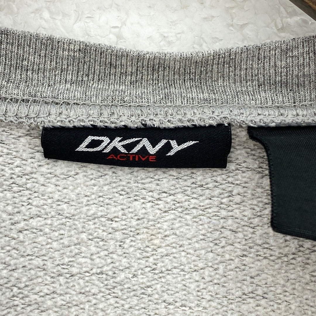 Y2K DKNY Jeans Gray Sweatshirt Size L Crew Neck