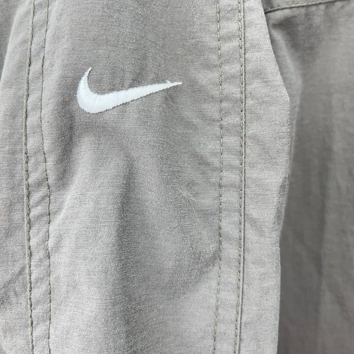 Vintage Nike Pullover Light Jacket Gray Basketball Ontario Size XL