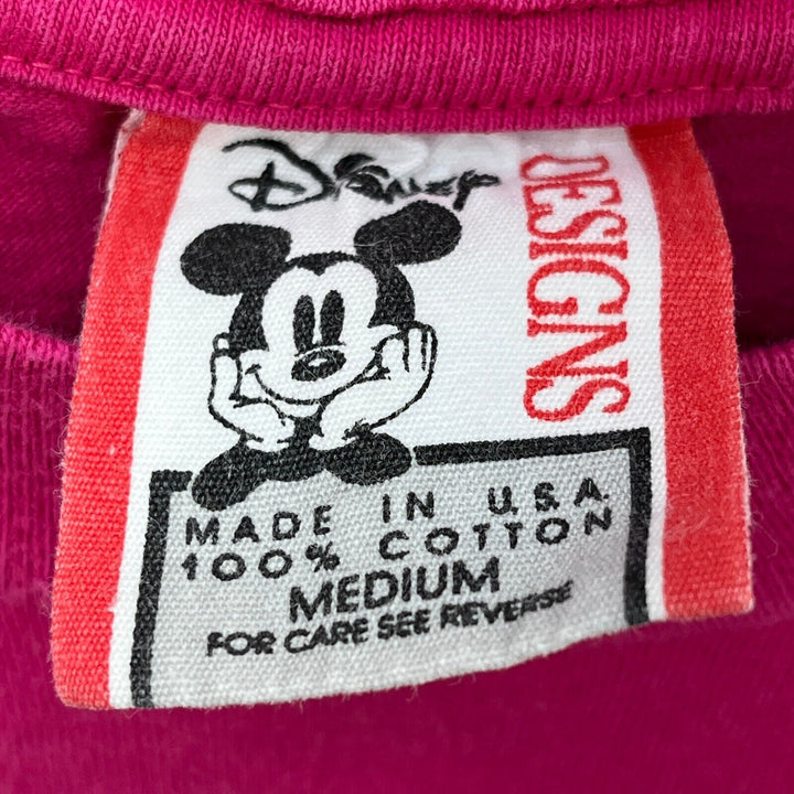 Vintage Disney Minnie Mouse Hot Pink T-shirt Size M Women's